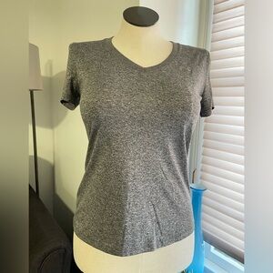 Under Armour Gray V-Neck Women's Top